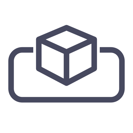 Cube On Phone Icon Free Transparent Png Icon Download (gray, black, indigo)