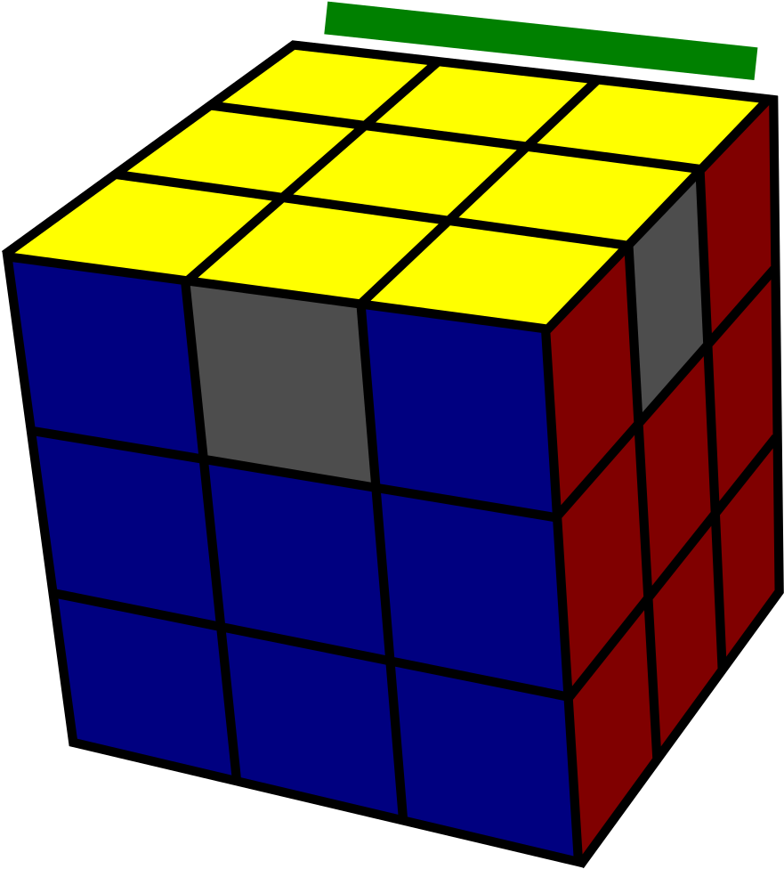 Rubiks Cube Png Hd Isolated (gray, maroon, navy, yellow, black)