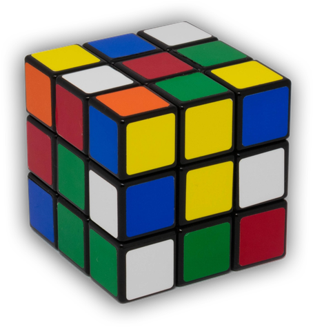 Rubiks Cube Png Picture (black, silver, navy, gold)