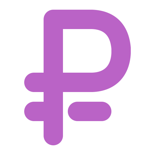 Ruble Exchange Money Symbol Currency Icon Free Transparent Png Icon Download (purple, violet, black, indigo)