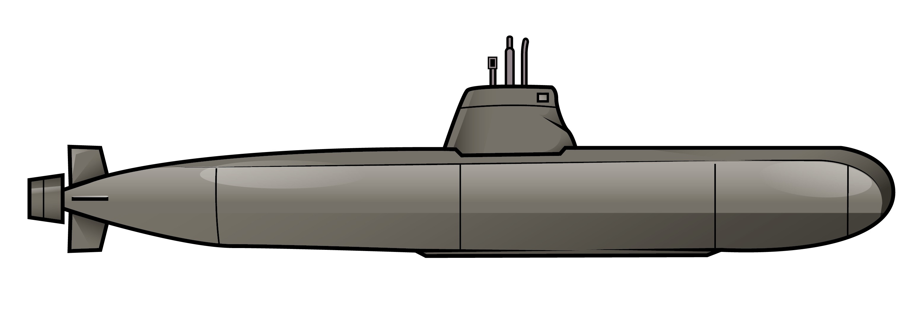 Submarine Background Png (black, gray)