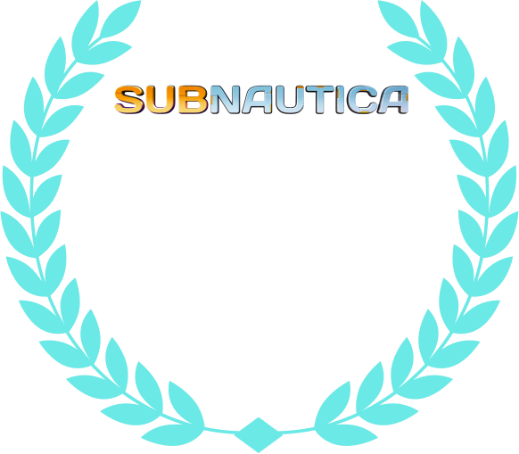 Subnautica Game Logo Png Isolated Hd (black, mint, white)