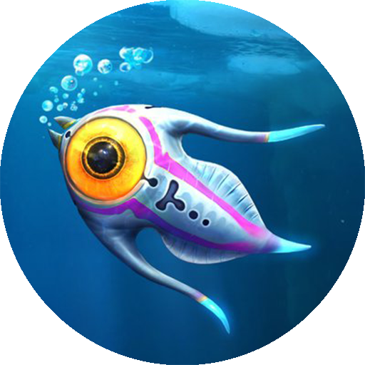 Subnautica Game Png Isolated Clipart (teal, black, navy)