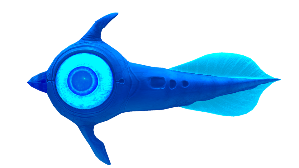 Subnautica Game Png Isolated Pic (greenish blue, black)