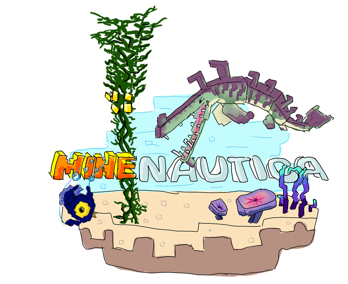 Subnautica Game Png Isolated Picture (lavender, beige, black, gray, pink)