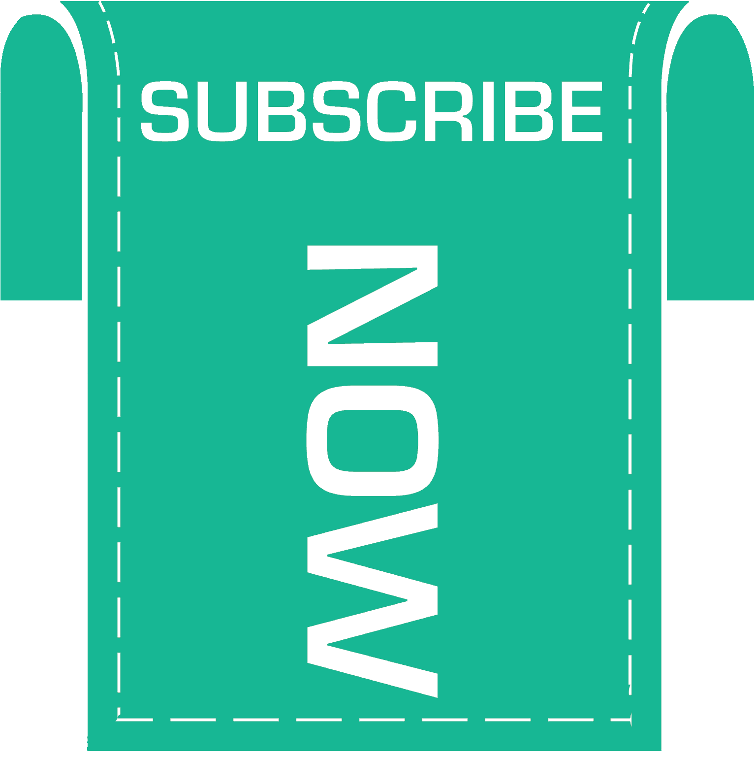 Subscribe Png Photo (teal, black, white)