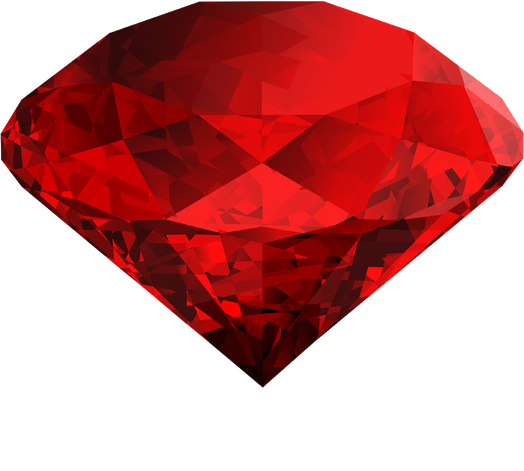 Ruby Gemstone Png Image (red, black, maroon)