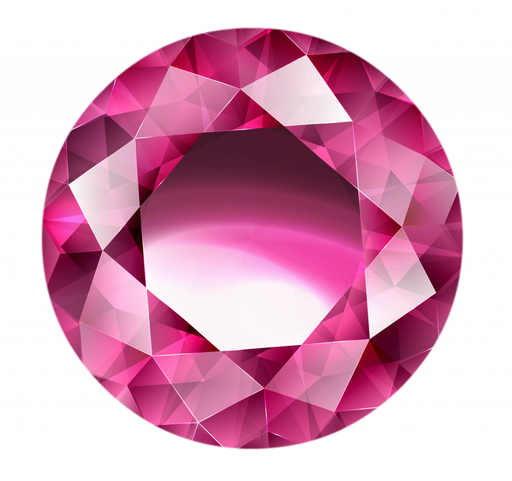 Ruby Gemstone Png Transparent Image (maroon, black, white)