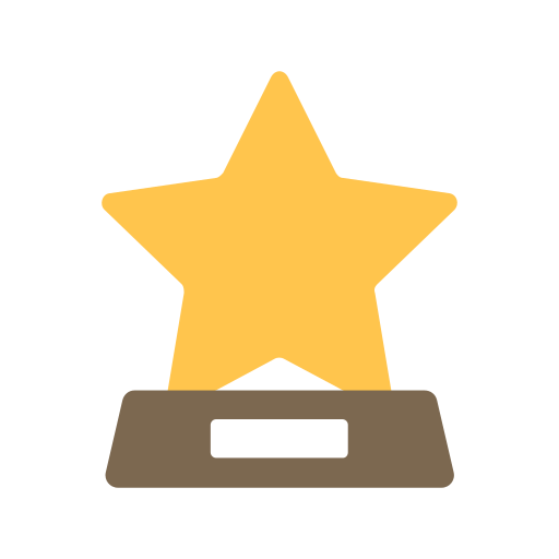 Success Achievement Badge Medal Prize Trophy Icon Free Transparent Png Icon Download (salmon, white, black, gray, gold)