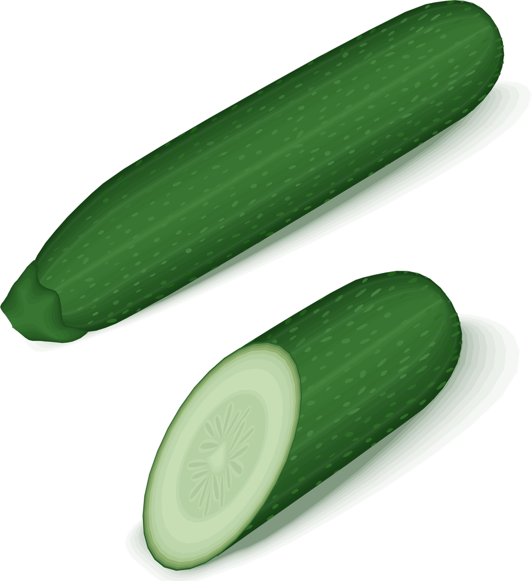 Zucchini Png Clipart (black, silver, green)