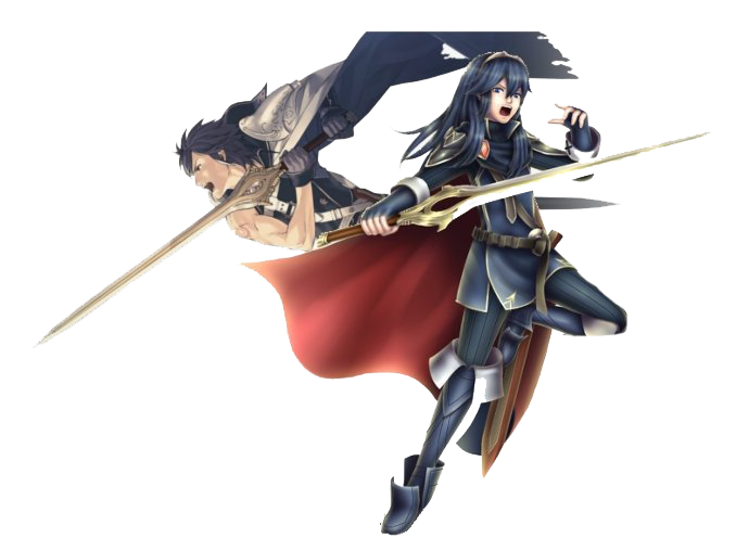 Lucina Png Pic (white, indigo, maroon)