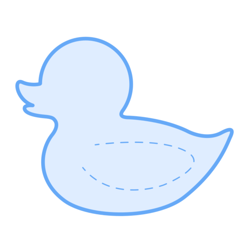 Duck Free Png Icon Download (silver, lavender, black)