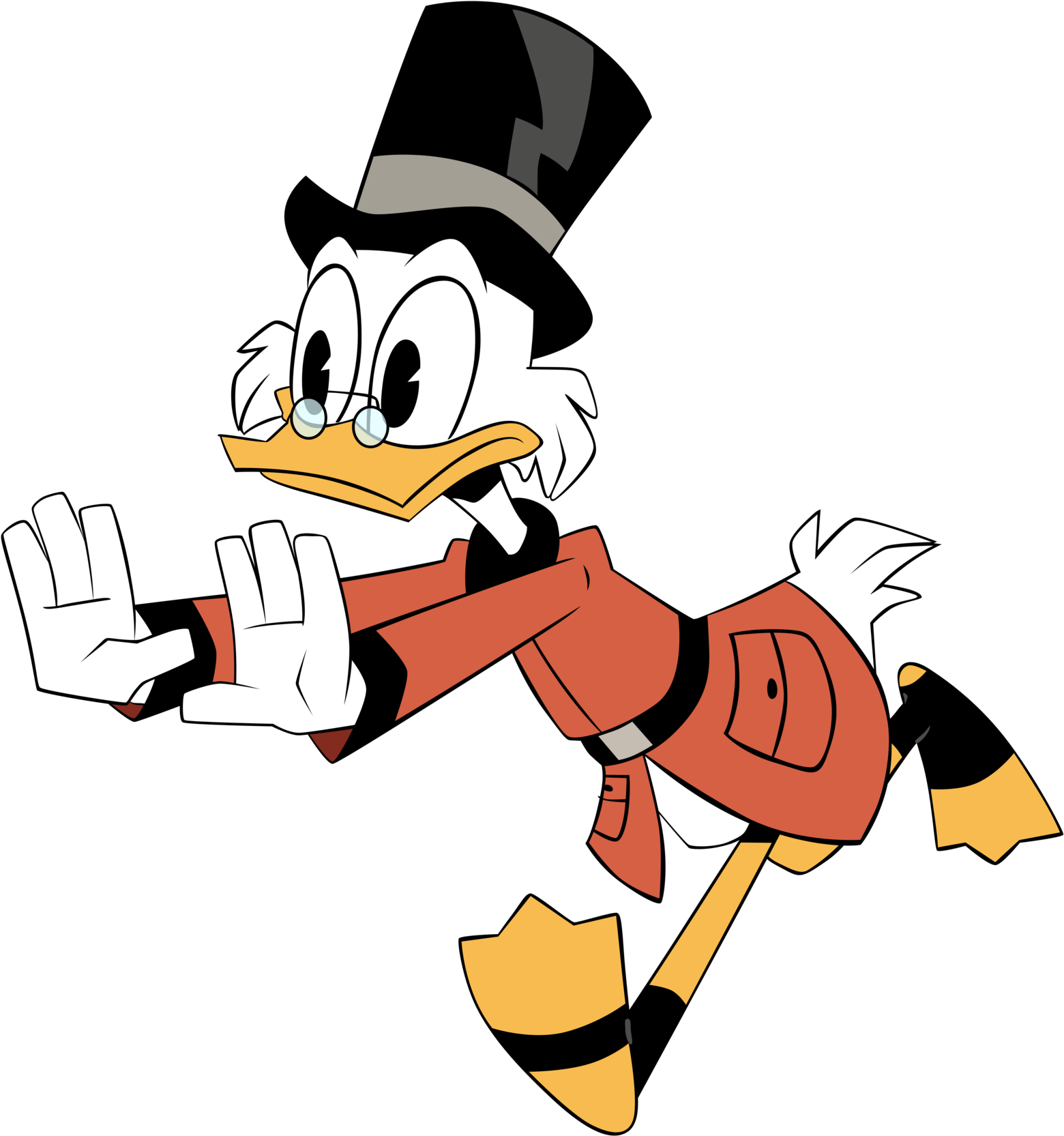 Ducktales Png Hd (salmon, black, chocolate, white)