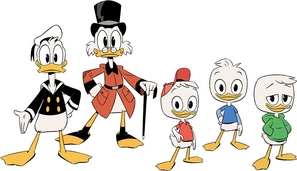 Ducktales Png Image (black, white, beige)