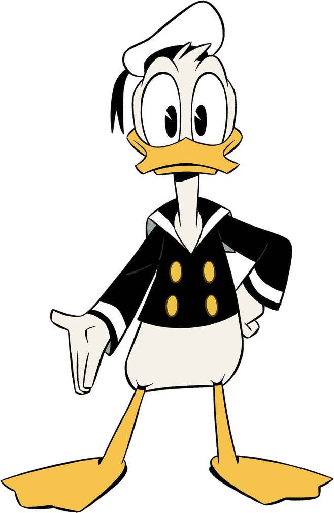 Ducktales Png Isolated File (salmon, black, white, beige)