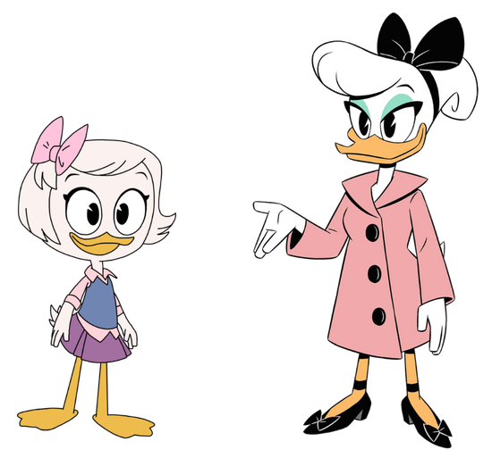 Ducktales Transparent Png (pink, gray, beige, white, black)