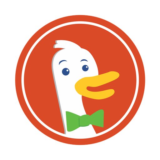 Duckduckgo Free Transparent Png Icon Download (white, black, gray, gold, chocolate)