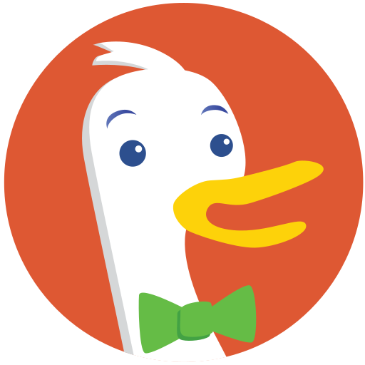 Duckduckgo Logo Icon Free Nobackground Png Icon Download (white, black, gray, gold, chocolate)