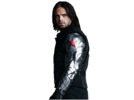 Bucky Barnes Png Clipart (black)