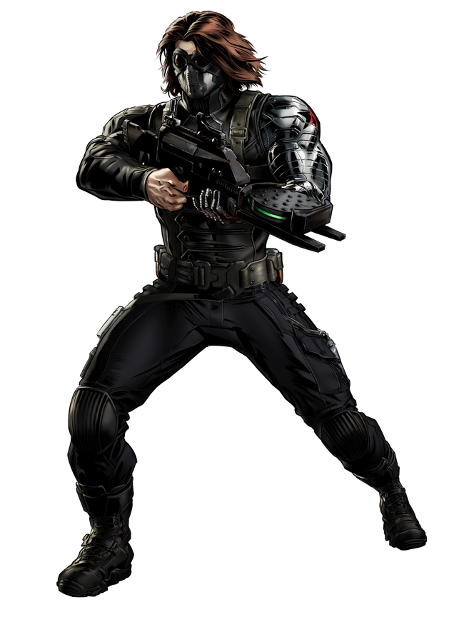 Bucky Barnes Png Hd Isolated (black)