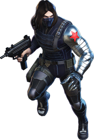 Bucky Barnes Png Image (white, black)