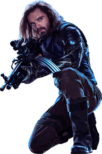 Bucky Barnes Png Transparent (black)