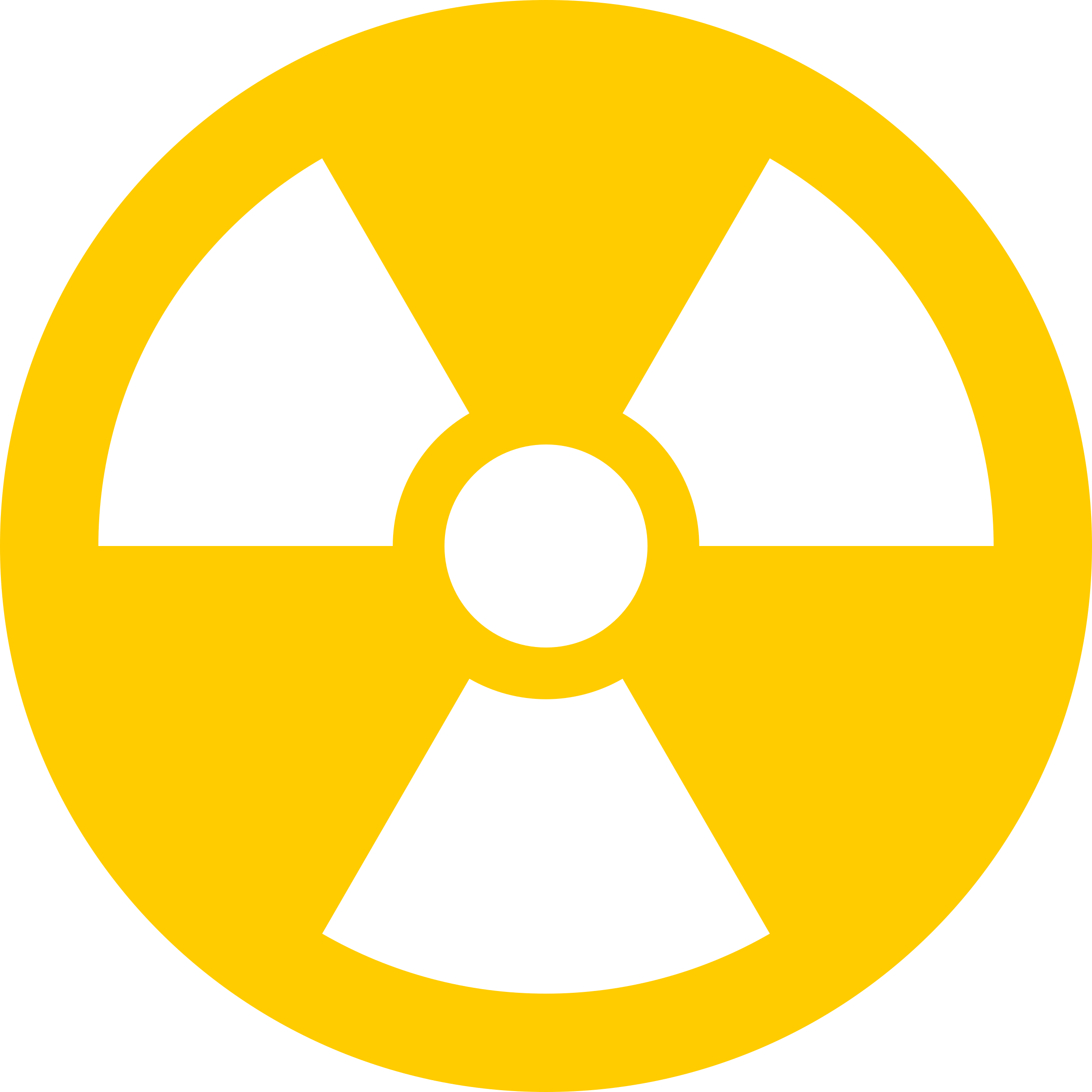 Nuclear Sign Png Clipart (gold, black)