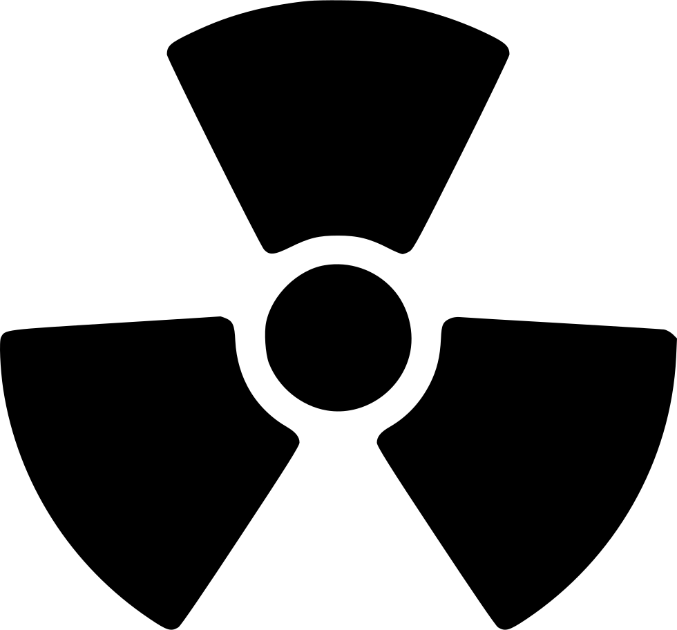 Nuclear Sign Png Download Image (black, lavender, white)