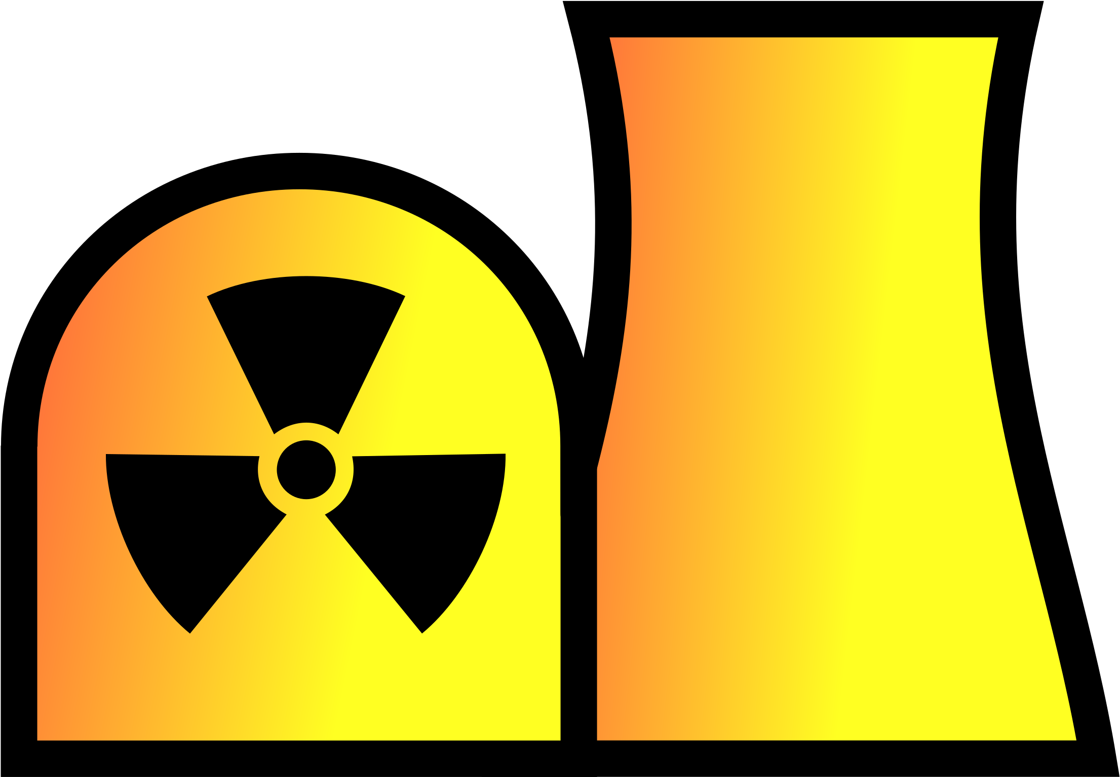 Nuclear Sign Png Free Download (black, orange, yellow)