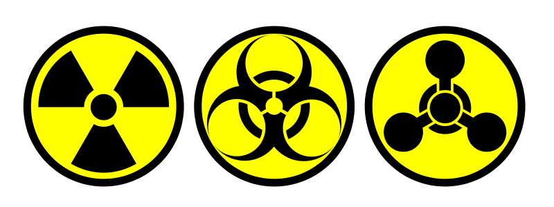 Nuclear Sign Png Hd (yellow, black, olive, gold)