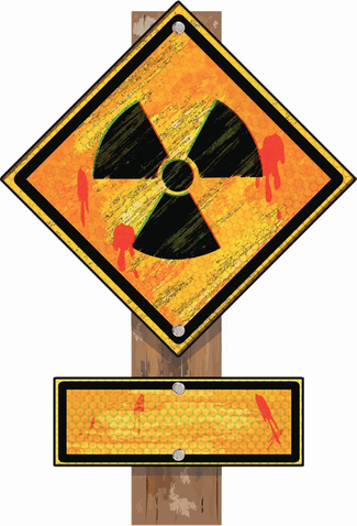 Nuclear Sign Png Photos (white, black)