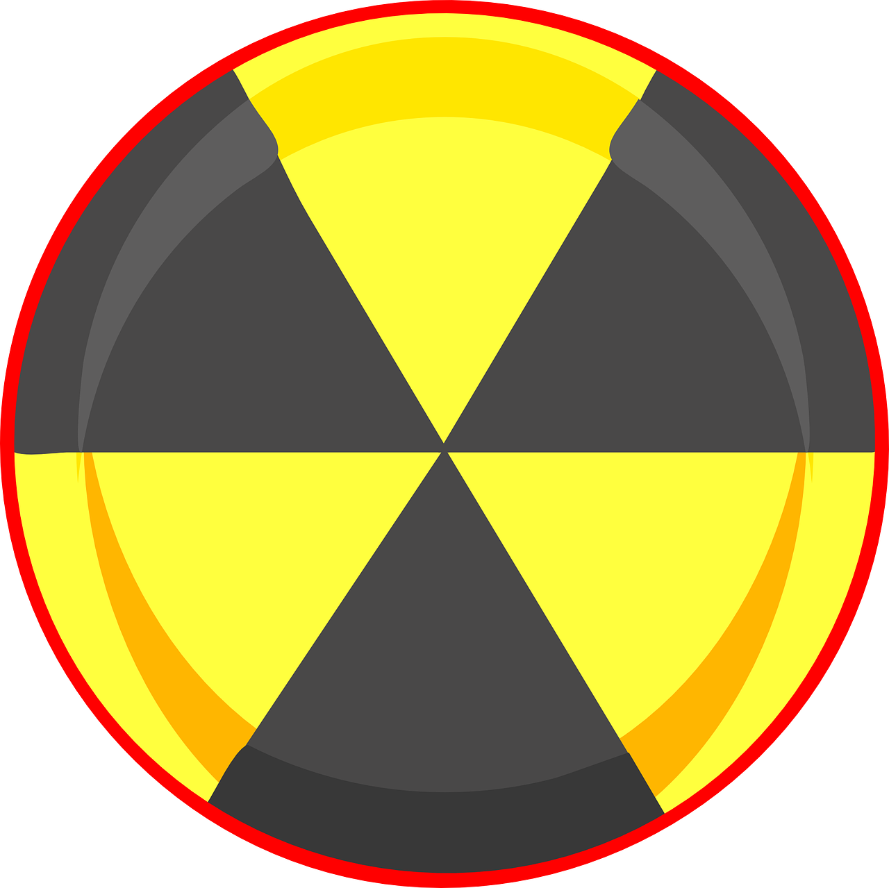 Nuclear Sign Radiation Png Hd Image (gold, indigo, gray, yellow, black)