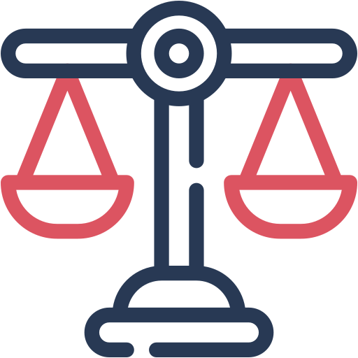 Judge Scales Equality Law Justice Balance Icon Free Nobackground Png Icon Download (salmon, black, indigo)