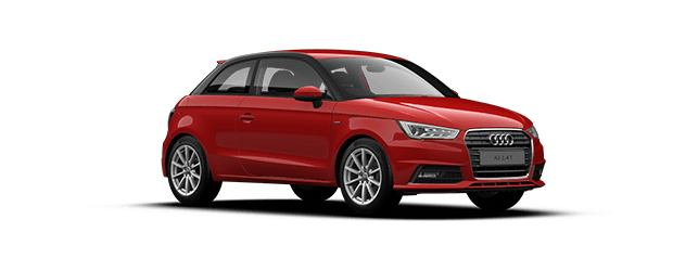 Audi A1 Png (maroon, black)