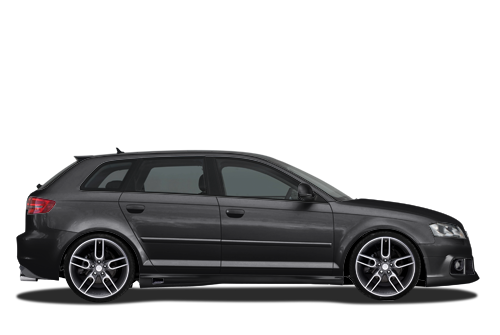 Audi A3 Png Picture (white, black, gray, silver)