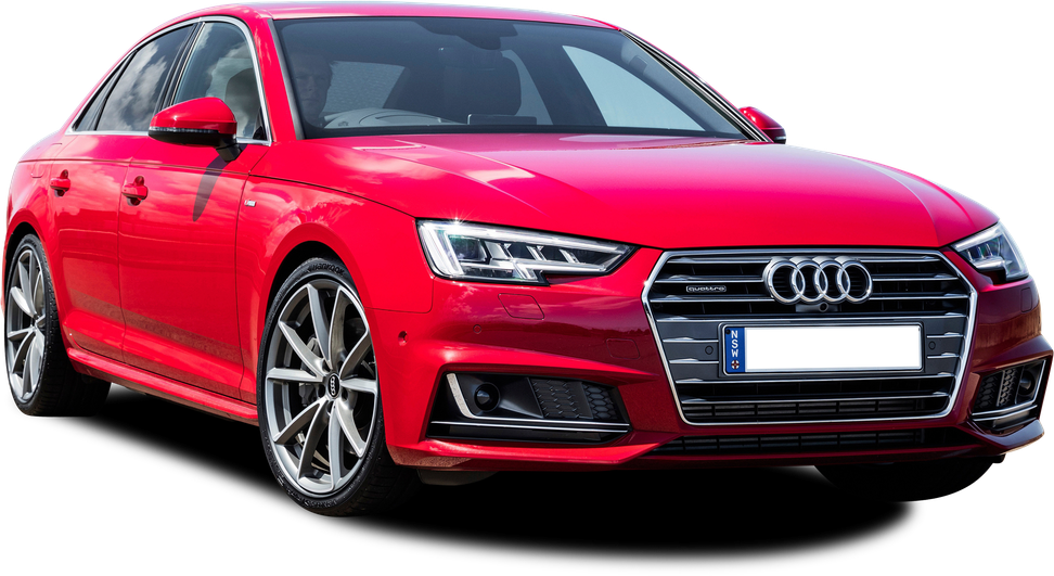 Audi A4 Png (white, black, red)