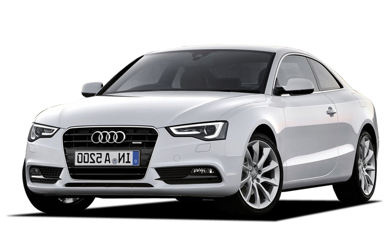 Audi A5 Png Image (white, black, gray, silver)