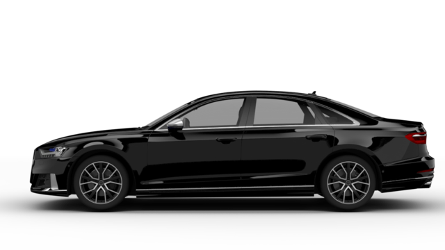 Audi A8 Tfsi E Png Isolated File (black)