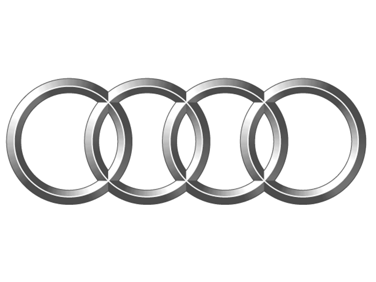 Audi Logo Png File (white, black, gray, indigo)