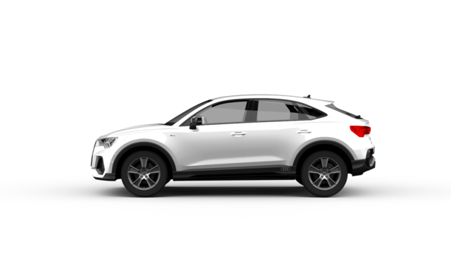 Audi Q3 Sportback Png Photo (white, black)