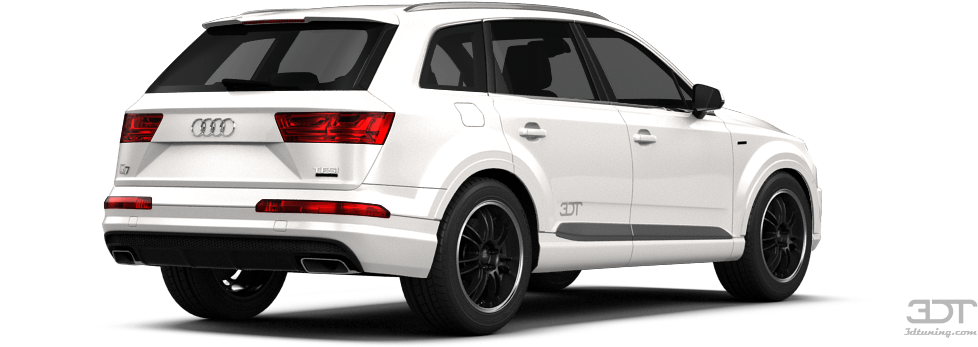 Audi Q7 Png Isolated Photo (white, beige, black, silver)