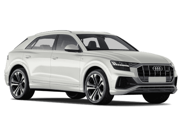 Audi Q8 Png Isolated Photo (black, silver)