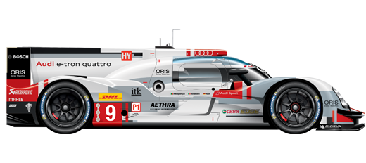 Audi R18 Le Mans Png Hd (white, black, silver, lavender, gray)