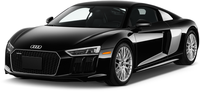 Audi R8 Png Isolated Photo (black)