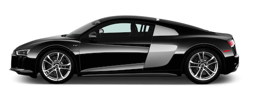 Audi R8 Weis Png (black)