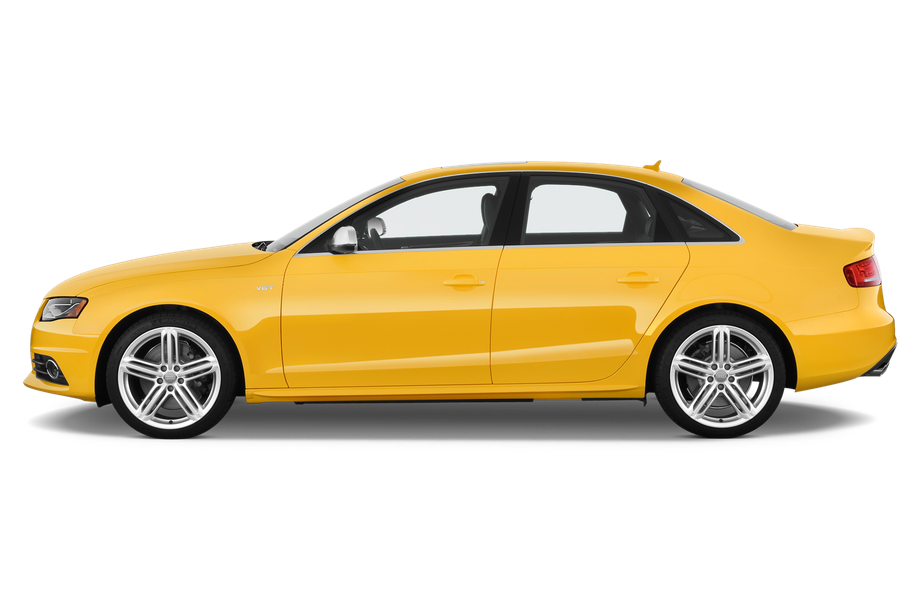 Audi S4 Png File (salmon, orange, black)