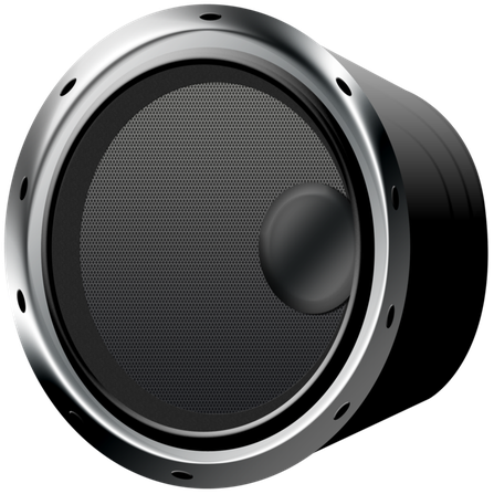 Audio Speaker Png Isolated Image (black, gray, indigo)