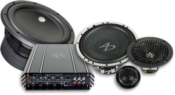 Audio Speakers Subwoofer Png Image (black, gray, indigo)