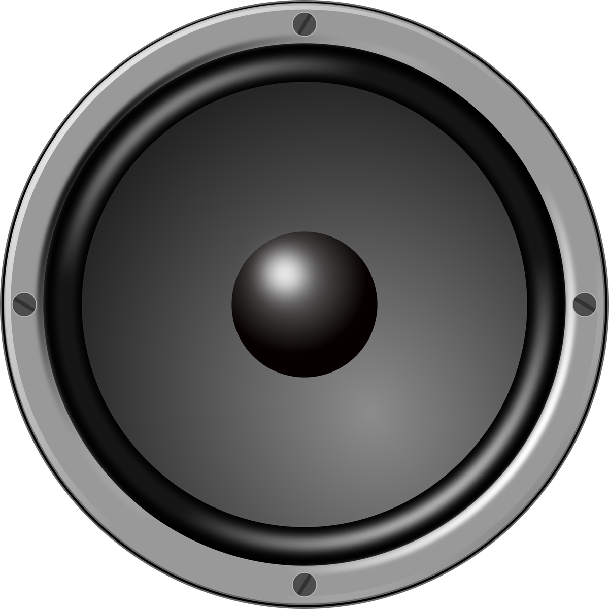 Audio Speakers Subwoofer Png Pic (black, gray, indigo)