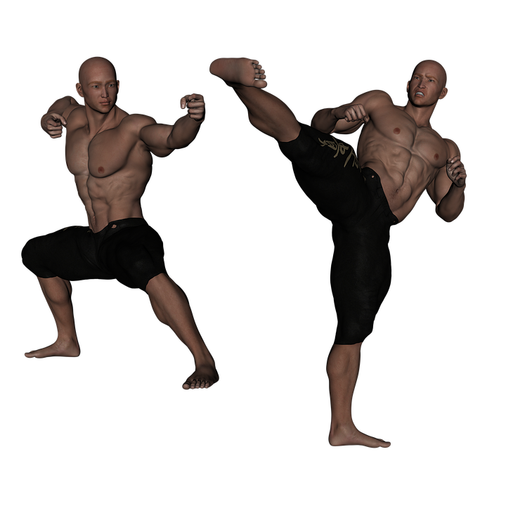 Judo Karate Male Fighter Png Transparent Image (black)